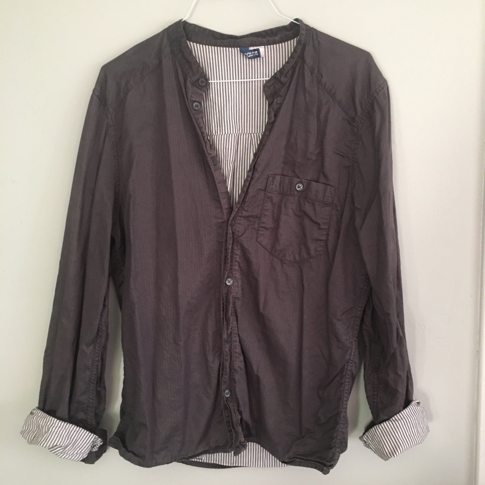 🌸Gray button down light shacket🌸